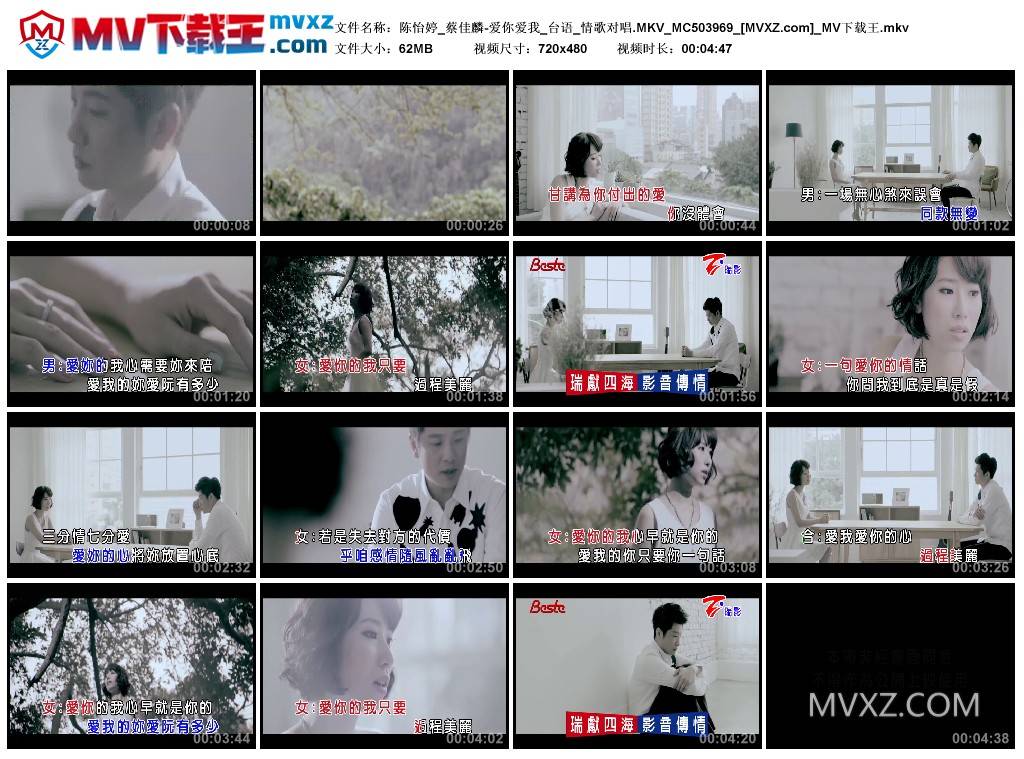 陈怡婷_蔡佳麟-爱你爱我_台语_情歌对唱.MKV_MC503969